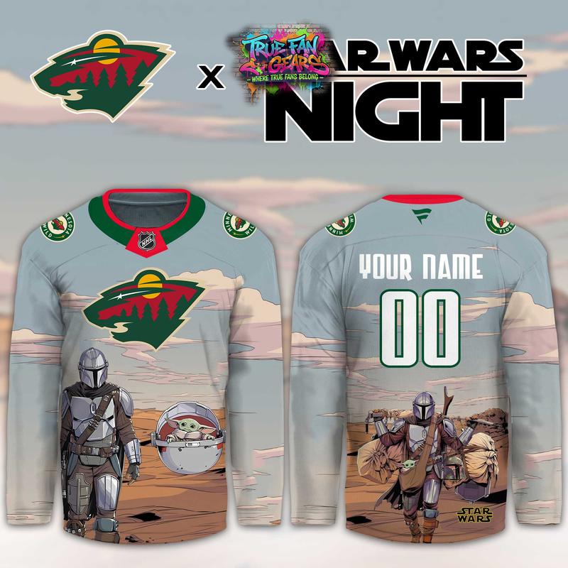 Minnesota Wild Star Wars Night 2026 Limited Personalized Hockey Jersey