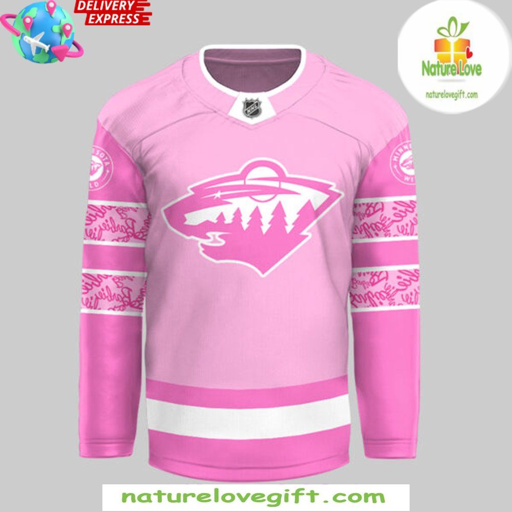 Minnesota Wild Barbie Night 2026 Hockey Jersey NHL Fan Gear