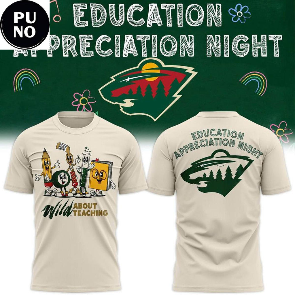 Minnesota Wild x Education Appreciation Night 2026 T-shirt