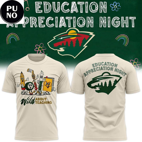 Minnesota Wild x Education Appreciation Night 2026 T-shirt