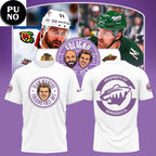 Minnesota Wild x Foligno Face-Off Team Marcus 2026 Hoodie T-Shirt