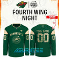 Minnesota Wild x Fourth Wing Night 2026 Hockey Jersey