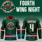 Minnesota Wild x Fourth Wing Night Limited Edition Hockey Jersey