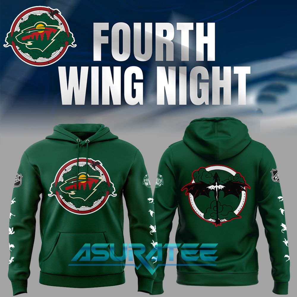 Minnesota Wild x Fourth Wing Night Limited Edition Hoodie 2025