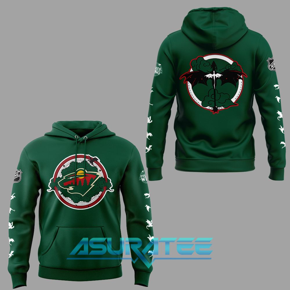 Minnesota Wild x Fourth Wing Night Limited Edition Hoodie 2025