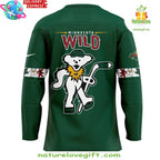 Grateful Dead Minnesota Wild Green Hockey Jersey Special Edition