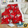 Mickey Mouse Blanket Cardinals Mickey Fleece Blanket For Baseball Fan