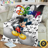 Mickey Mouse Blanket Disney Mickey Mouse Cute Posing Fleece Blanket
