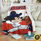 Mickey Mouse Blanket Disney Mickey Mouse Houston Astros Team Baseball Fleece Blanket