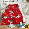 Mickey Mouse Blanket Disney Mickey Mouse St. Louis Cardinals MLB Team Basebal Fleece Blanket