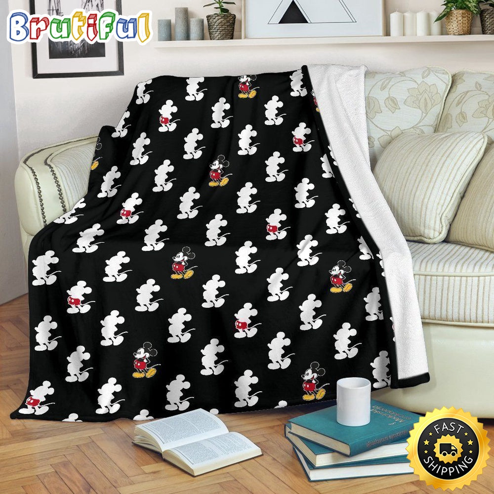Mickey Mouse Blanket Funny Mickey Mouse Fleece Blanket For Fans