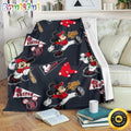 Mickey Mouse Blanket Mickey Boston Red Sox MLB Team Baseball Pattern Fleece Blanket