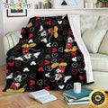 Mickey Mouse Blanket Pattern Mickey Fleece Blanket For Disney Lover