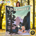 Mickey Mouse Blanket Yosemite National Park Mickey Fleece Blanket Camping