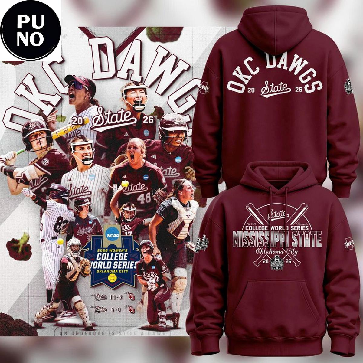 Mississippi State Softball Women’s College World Series 2026 Hoodie T-Shirt