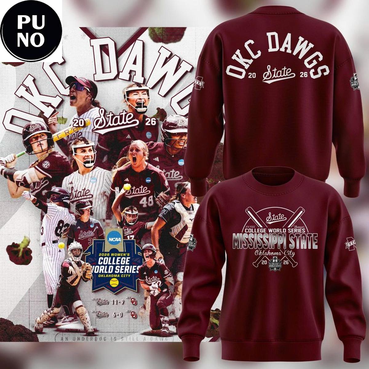 Mississippi State Softball Women’s College World Series 2026 Hoodie T-Shirt