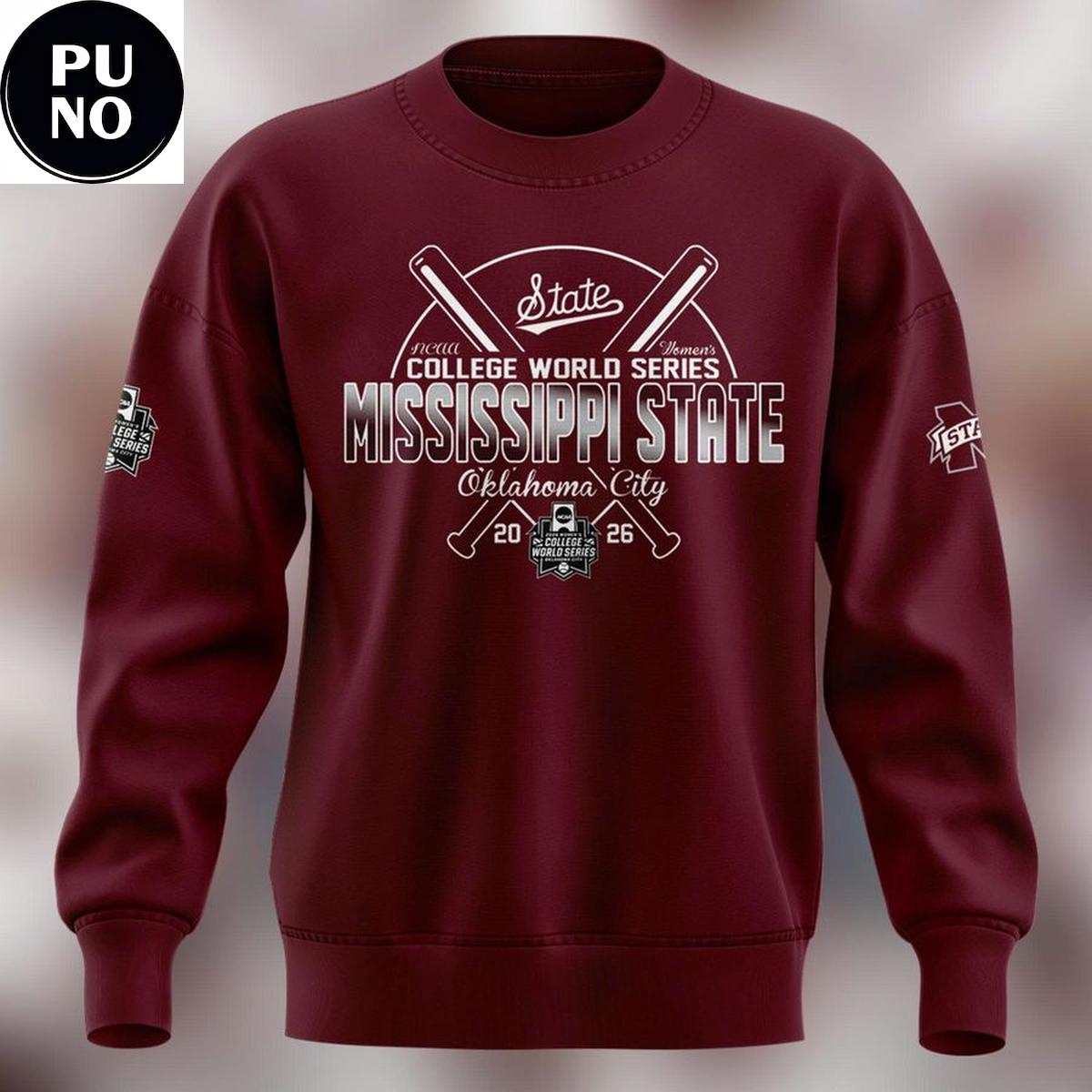Mississippi State Softball Women’s College World Series 2026 Hoodie T-Shirt