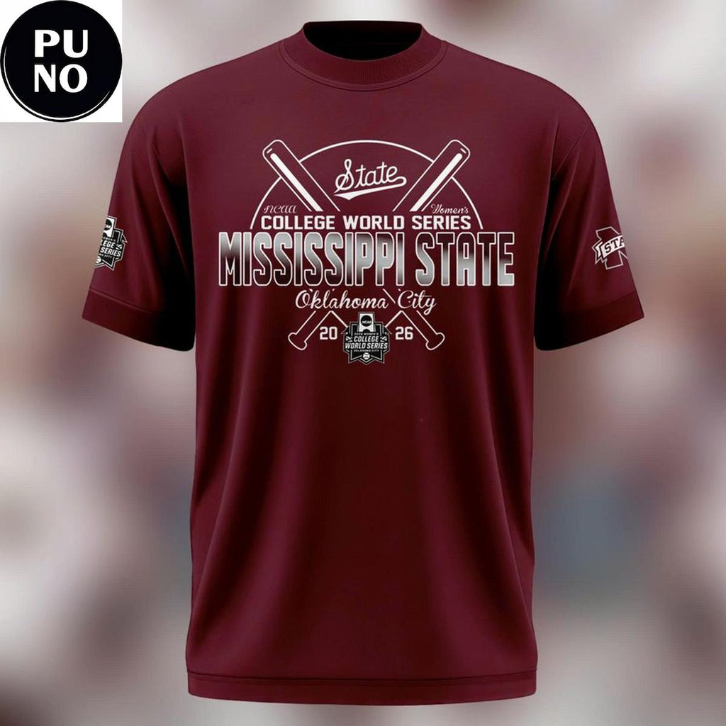 Mississippi State Softball Women’s College World Series 2026 Hoodie T-Shirt
