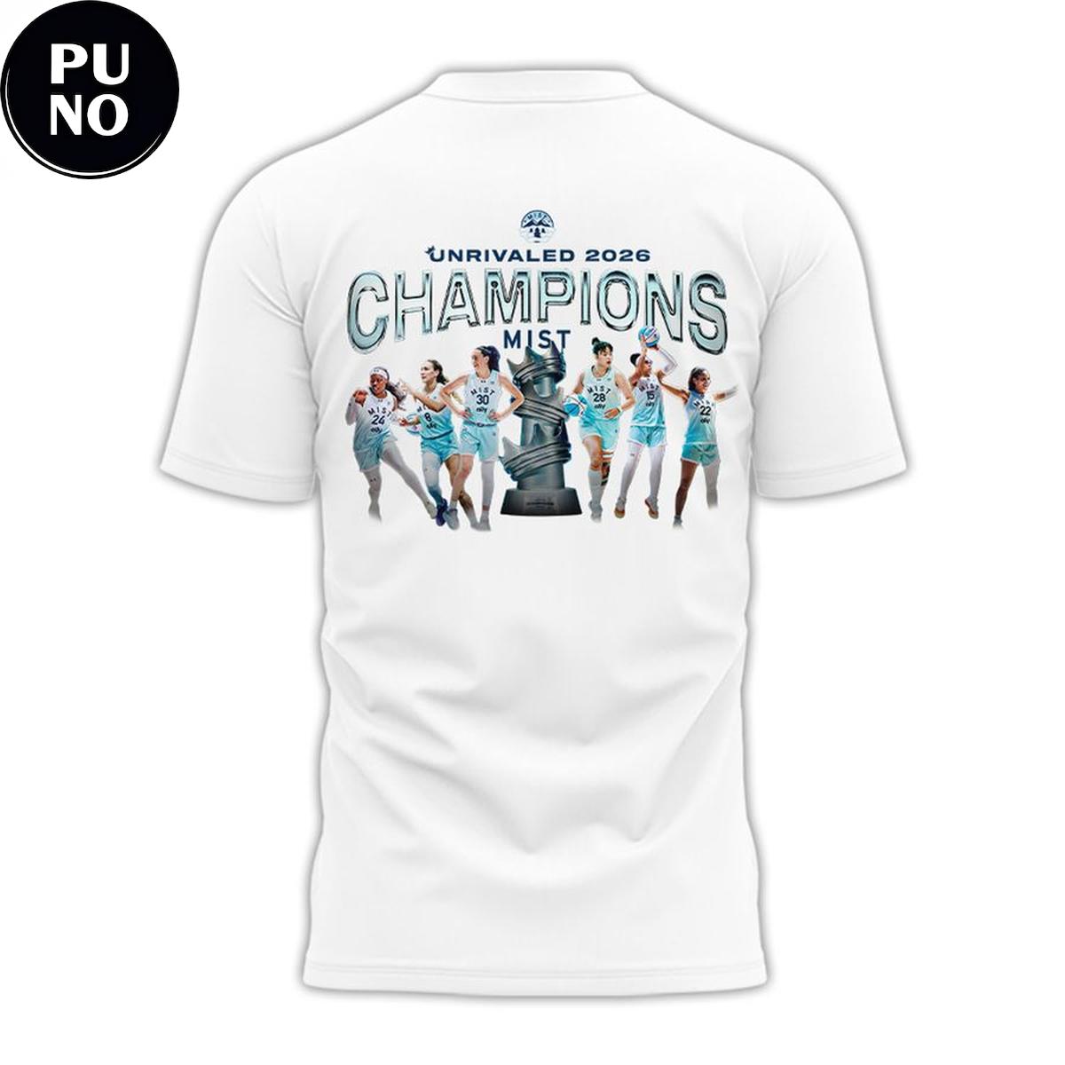Mist BC Unrivaled Basketball 2026 Champions Hoodie T-Shirt