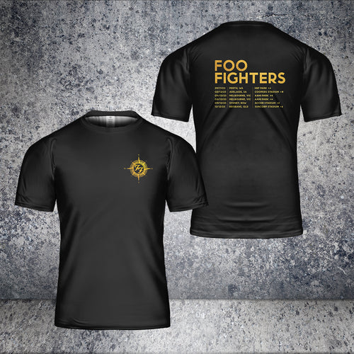 Foo Fighters 2024 Au Everything Or Nothing At All Tour T-Shirt V1