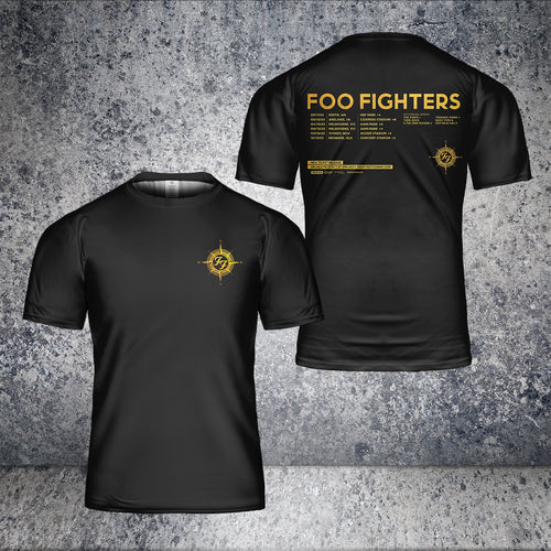 Foo Fighters 2024 Au Everything Or Nothing At All Tour T-Shirt
