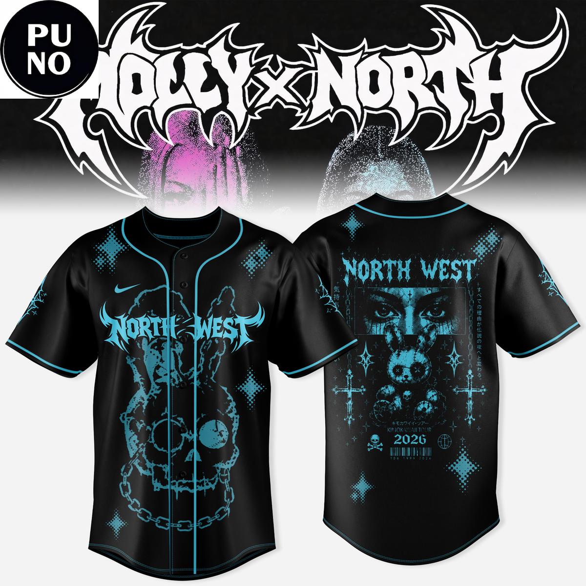 Molly Santana x North West Kimokawaii Tour 2026 Baseball Jersey