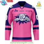 Moncton Wildcats Pink in the Rink 2026 Jersey Hockey