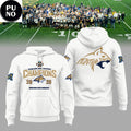 Montana State Bobcats NCAA Football Champions 2026 White Hoodie