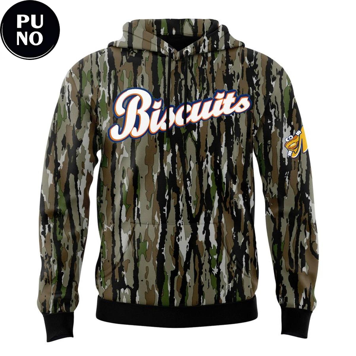 Montgomery Biscuits 2026 Camo Hoodie T-Shirt