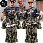 Montgomery Biscuits 2026 Camo Hoodie T-Shirt