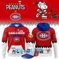 Montreal Canadiens ”Peanuts Night” 2026 Snoopy Special Hoodie, Cap