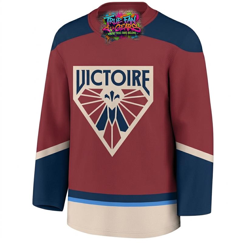 Montreal Victoire Walter Cup PWHL Champions 2026 Personalized Hockey Jersey
