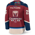 Montreal Victoire Walter Cup PWHL Champions 2026 Personalized Hockey Jersey