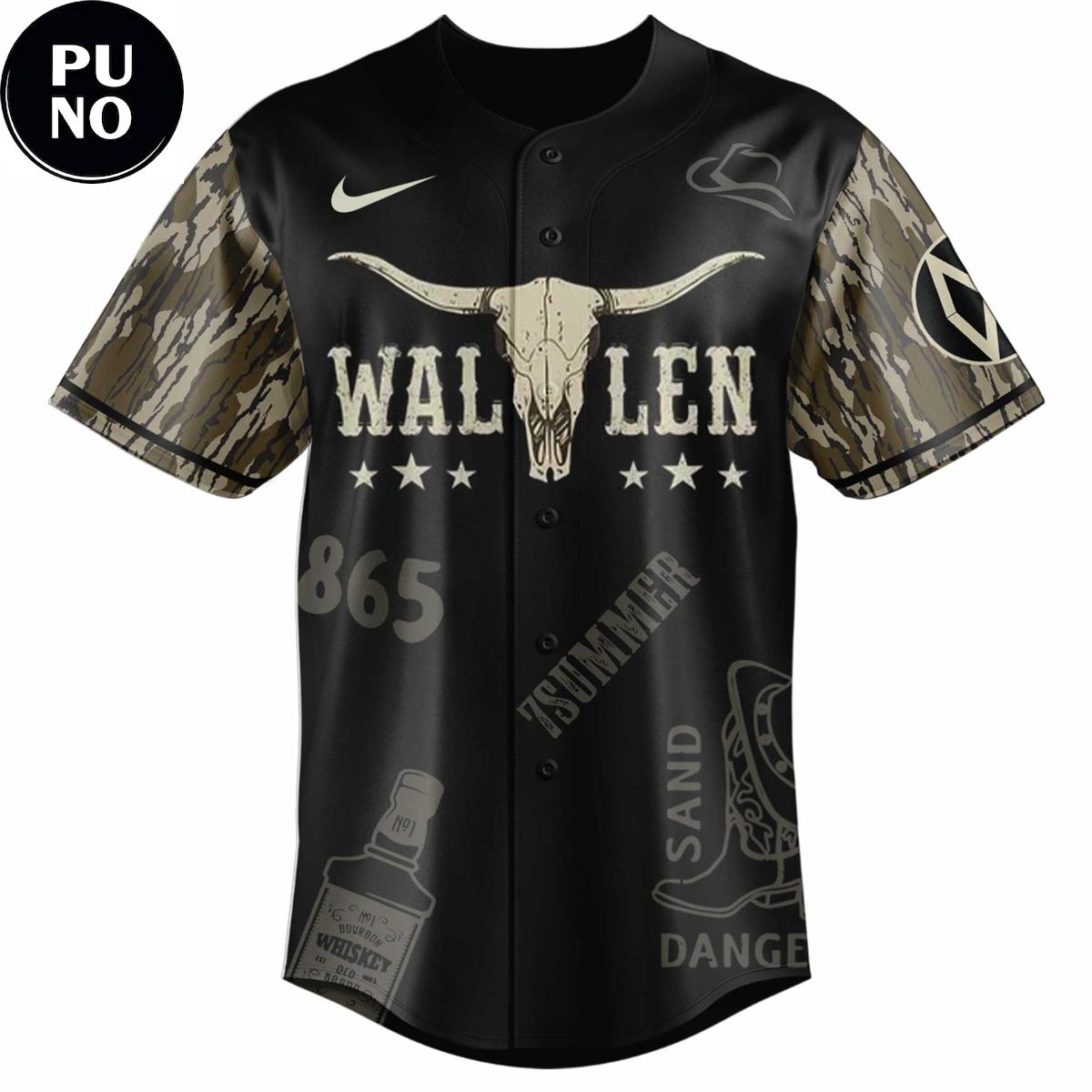 Morgan Wallen Still The Problem Tour 2026 Camo Baseball Jersey