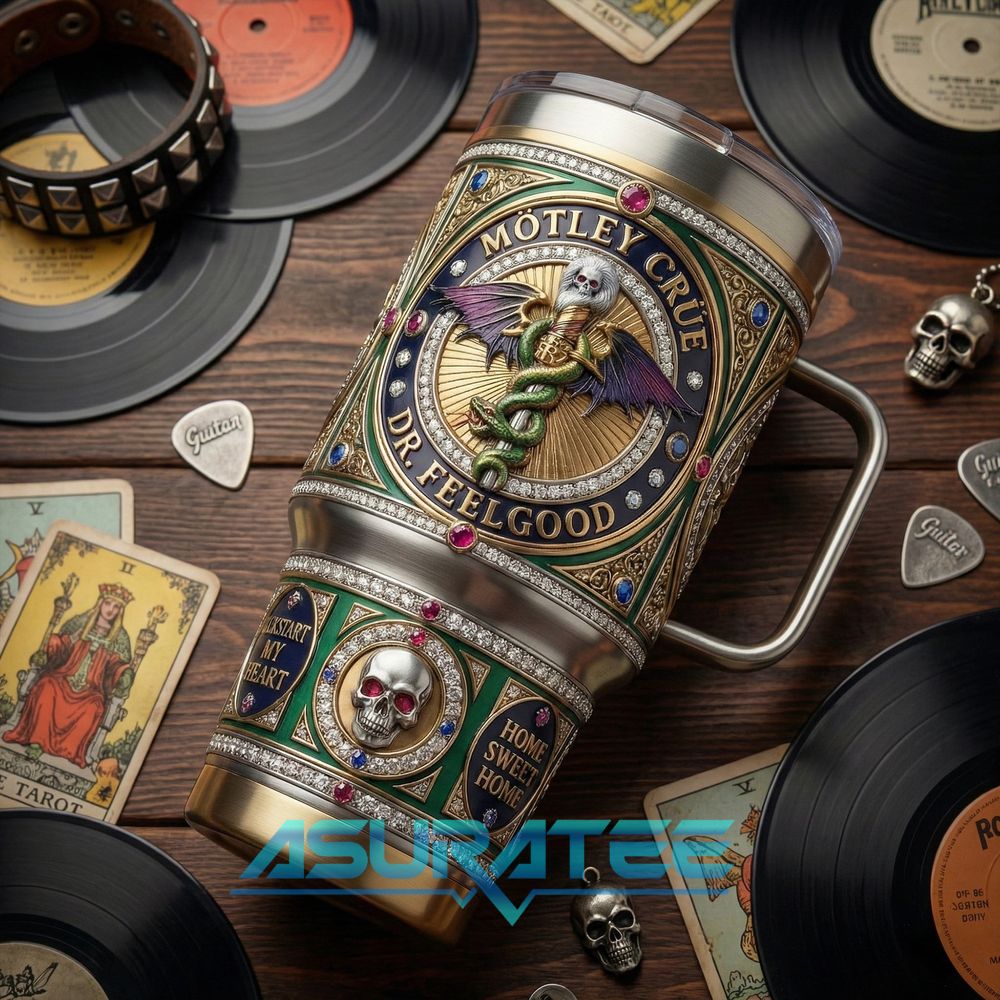 Mötley Crüe Dr. Feelgood Limited Edition YETI Tumbler