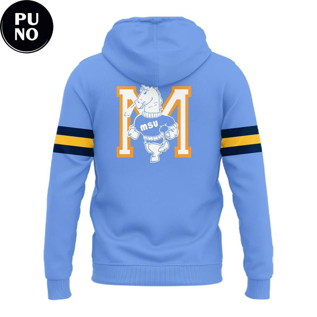 Murray State Racers 2026 Mascot Dunker Blue Hoodie T-Shirt