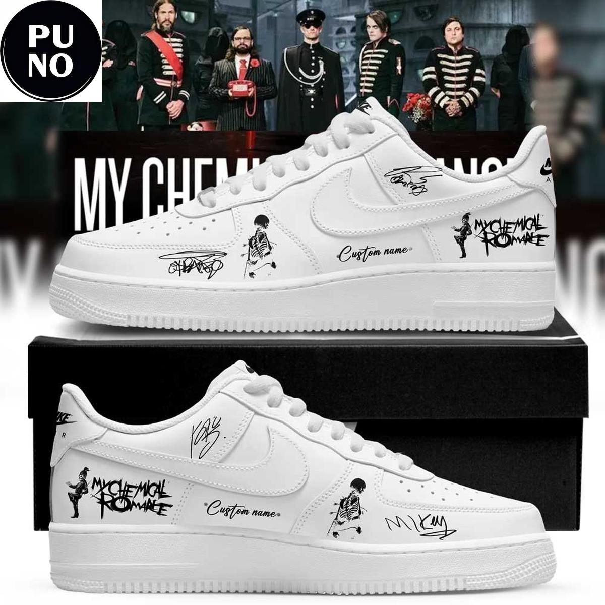 My Chemical Romance Black Parade 2026 Custom Name Air Force 1 Shoes
