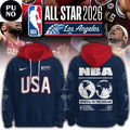 NBA All-Star 2026 Los Angeles USA Navy Hoodie