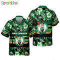 NBA Champs Boston Celtics Hawaiian Shirt Special Floral Summer Hawaiian Shirt