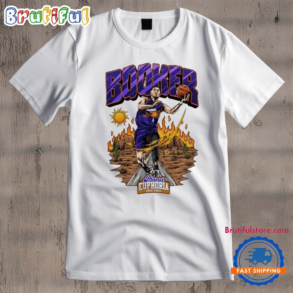 NBA Devin Booker Phoenix Suns Planet Euphoria 2024 T Shirt
