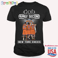 NBA New York Knicks Shirt, God First Family Second New York Knicks T Shirt