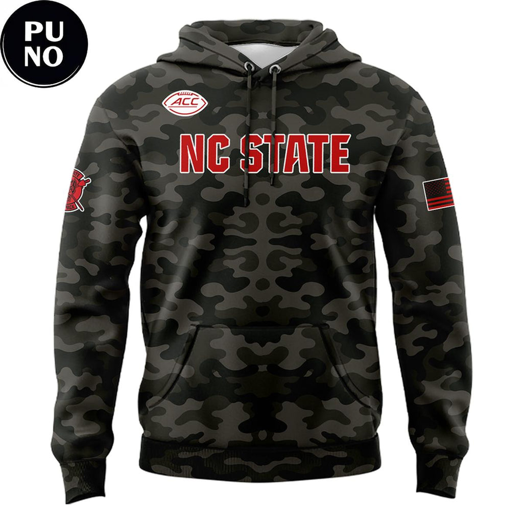 NC State Wolfpack 2026 Wolfpack Warriors Camo Hoodie T-Shirt