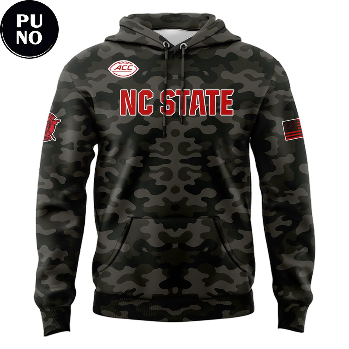 NC State Wolfpack 2026 Wolfpack Warriors Camo Hoodie T-Shirt