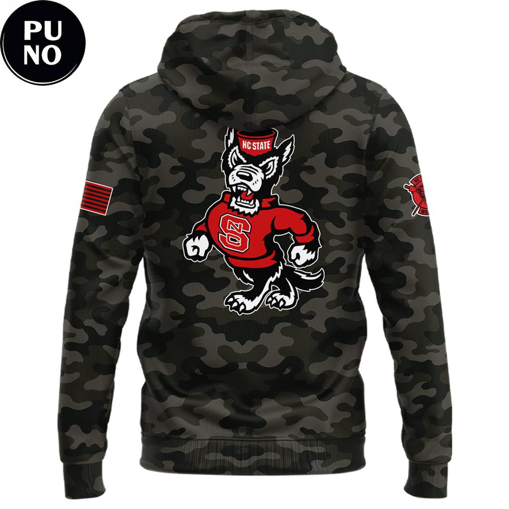 NC State Wolfpack 2026 Wolfpack Warriors Camo Hoodie T-Shirt
