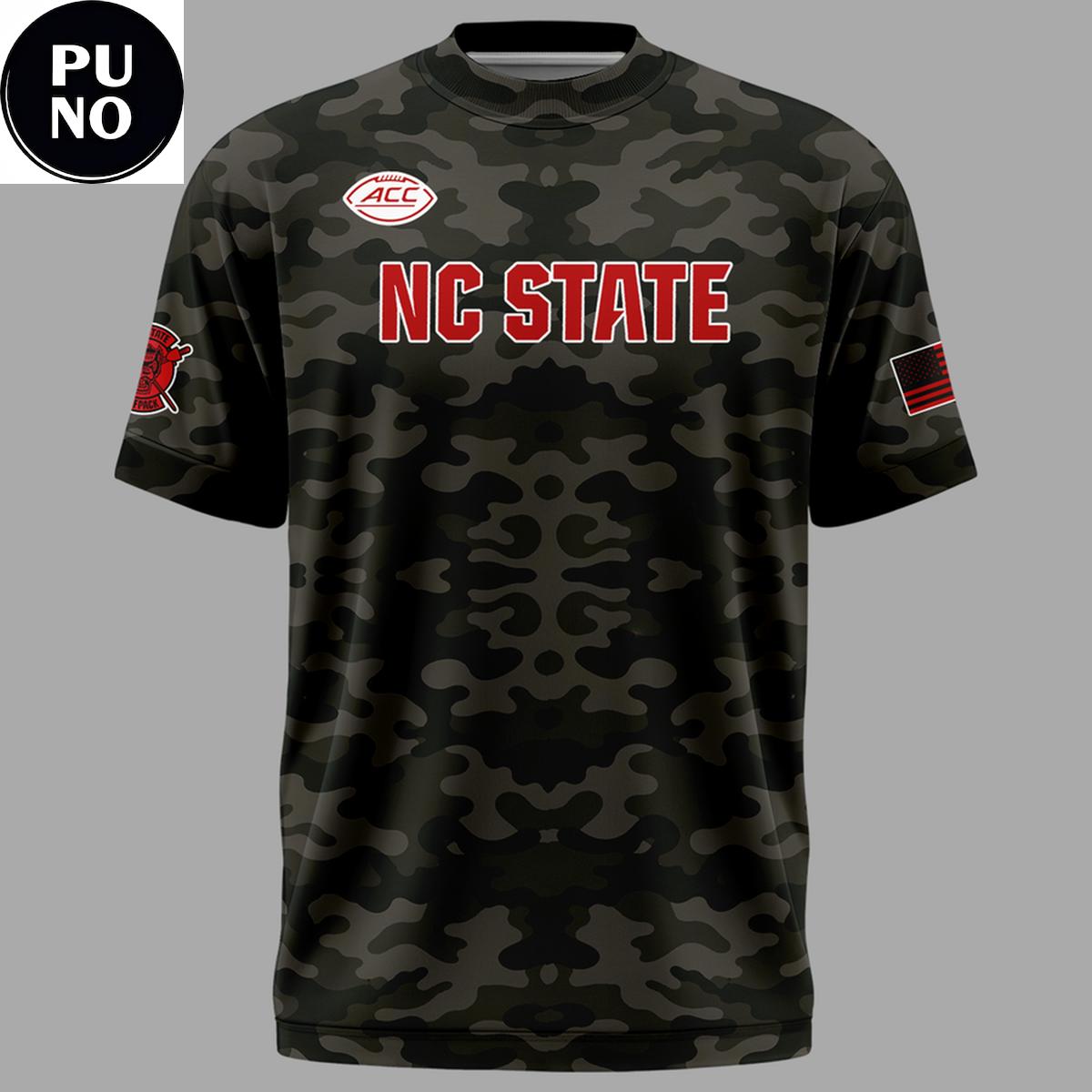 NC State Wolfpack 2026 Wolfpack Warriors Camo Hoodie T-Shirt