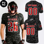NC State Wolfpack 2026 Wolfpack Warriors Military Appreciation Personalized Football Jersey