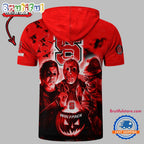 NC State Wolfpack Horror Characters Essential Halloween Sleeveless Hoodie