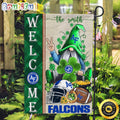 NCAA Air Force Falcons Garden Flag St Patricks Day Gnome Shamrock Welcome Garden Flag