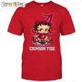 NCAA Alabama T-Shirt Betty Boop Football Tshirt