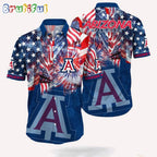 NCAA Arizona Wildcats 4th Of July Happy Independence Day Hawaii Shirt